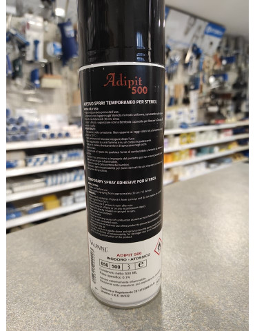 Kaina - Purškiami klijai sienų trafaretams| VALPAINT Adipit 500| ADHESIVO SPRAY TEMPORANEO PER STENCIL