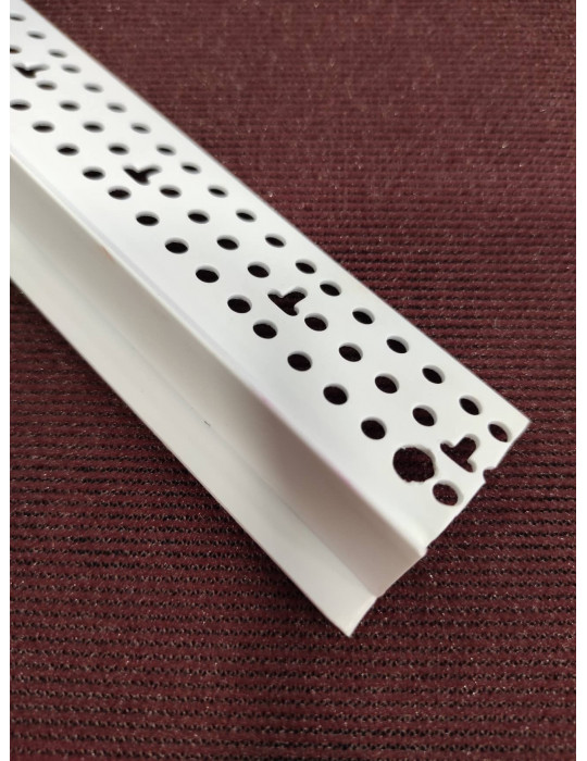 Kaina - PVC "Z" profilis GKP sandūroms su kt. paviršiais 6mm 305cm| PROTEKTOR 37814