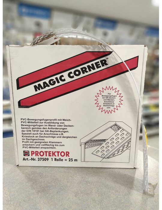 Kaina - Profilis deformacinėms siūlėms| Magic Corner Angled Corner Protector