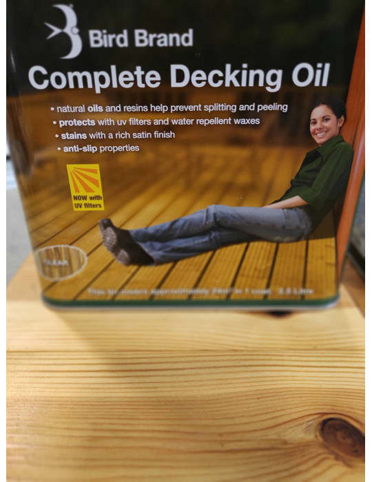 Kaina - Aliejus terasoms 2,5Ltr| BIRD BRAND DECKING OIL