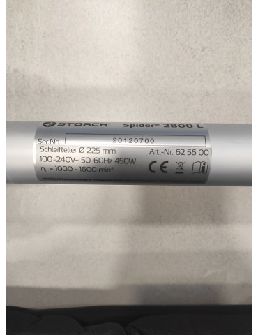 Kaina - Šlifavimo aparatas, elektrinis šlifuoklis |STORCH SPIDER 2800L 625600