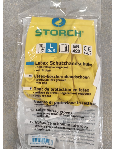 Kaina - Pirštinės STORCH Latex