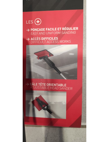 Kaina - Šlifuoklis su kotu + Šveitimo popierius LOUTIL PARFAIT (Prancūzija)