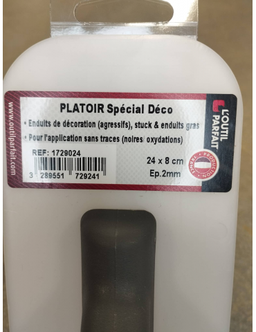 Kaina - Glaistyklė plastikinė 24x8 cm LOUTIL PARFAIT DECO