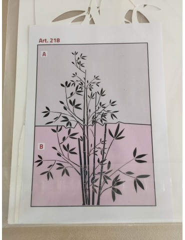 Kaina - Trafaretas sienų dekorui daugkartinis| VALPAINT Art.218 A+B Pictus stencil