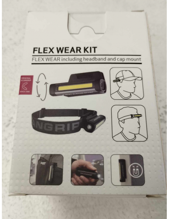 Kaina - Lempa SCANGRIP Flex wear kit