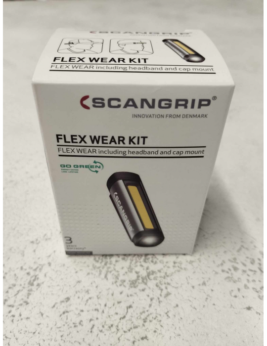 Kaina - Lempa SCANGRIP Flex wear kit