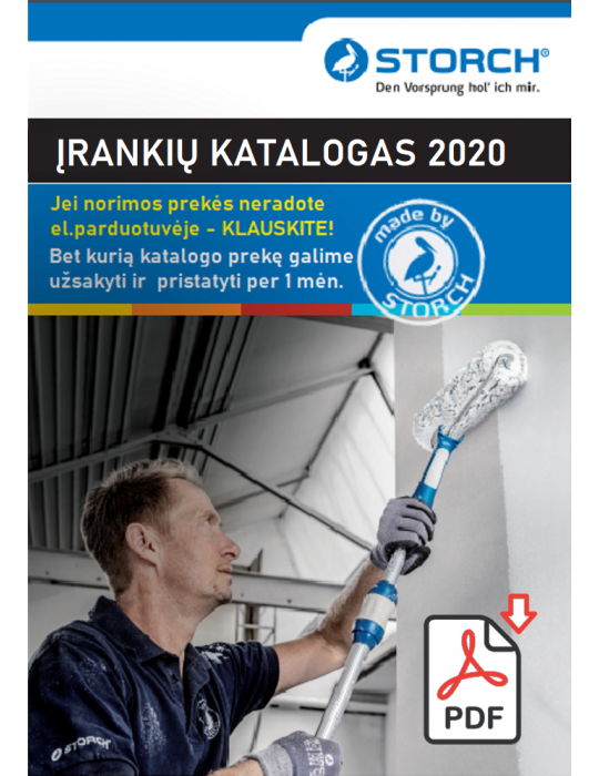 Kaina - STORCH įrankių katalogas 2020| PDF formatu (340 psl.)
