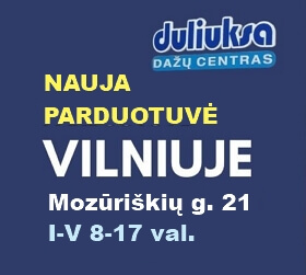 Nauja dažų parduotuvė Vilniuje nuo 2024 m. kovo mėn.